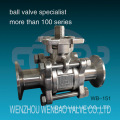 3PC Quick Connect Stainless Steel 304 Ball Valve Dn50